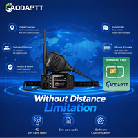 Radio mobile 4G POC GaodaPTT DM8900 avec carte SIM, plateforme Gxin, GPS, WIFI, couverture mondiale illimitée 5000 km, interphone