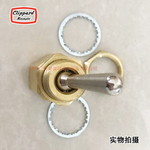 วาล์วควบคุมแก๊สแบบเข็ม Clippard Mechanical Valve รุ่น M-TV-2S ขนาด 1/4 นิ้ว - Product Image 2