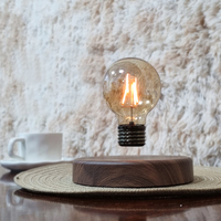Lampu Bohlam Levitasi Magnetik Modern HCNT untuk Penggunaan di Rumah, Daya Plug-In dengan Material ABS, Ukuran Sedang