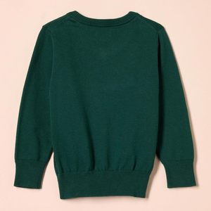 เสื้อสเวตเตอร์เด็กคอวี ผ้าฝ้าย 100% แบบยูนิเซ็กส์  ความหนาปานกลาง - Product Image 4