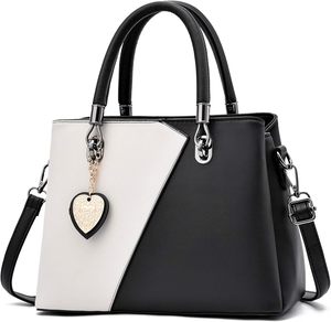 Sac à main tendance pour femme en similicuir avec détail pompon chic, fermeture éclair sécurisée, grand espace intérieur pour un usage décontracté - Product Image 4
