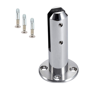 Modern <b>Adjustable</b> Stainless Steel Balustrade Glass Fence <b>Deck</b> Spigots 2205 YL METAL YL01S001 5+ Year Warranty Indoor/Outdoor - Product Image 1