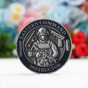 Sản xuất thiết kế miễn phí của bạn men Bộ sưu tập tiền xu lưu niệm kỷ niệm kim loại đồng xu tùy chỉnh Hợp kim kẽm 2D 3D thách thức đồng xu - Product Image 3