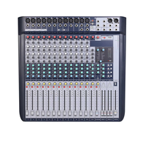 Vente en gros de système de sonorisation professionnel Diffusion audio et radio Console de mixage numérique hybride 15 canaux