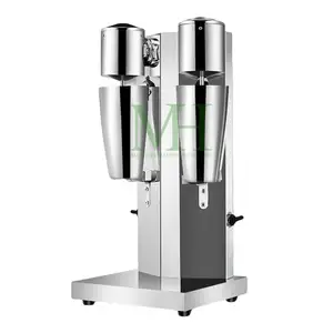 Heavybao Double Moteur En Acier Inoxydable Commercial Smoothie Malt Blender Milkshake Machine pour Faire Du Thé Au Lait Et Du Thé Aux Fruits