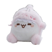 Porte-clés pendentif requin en peluche T2073, adorable requin de dessin animé, pendentif de sac à dos, poupée de machine à prélèvement