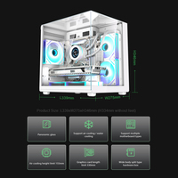 DIY Custom High Quality Gaming PC Case ITX MATX Small Computer Tower Cabinet Top USB3.0 USB2.0 Gabinete Ordenador