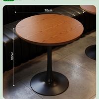 Ensemble table et chaises de bar en bois massif, design d'Asie du Sud-Est, pour restaurant, bar, boulangerie, café, salle à manger commerciale, style vintage