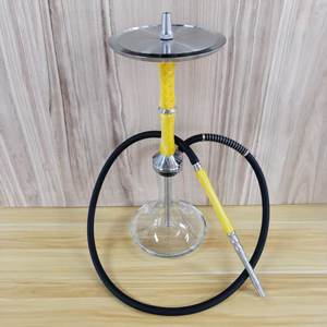 Ventas calientes Hookah Alemán Acero inoxidable <span class=keywords><strong>Ocean</strong></span> Hookah 56cm Tamaño grande Smoke Lounge bar Juego de chicha de alta calidad - Product Image 5