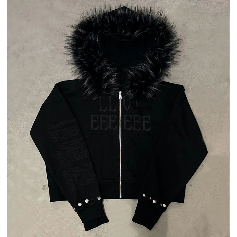 パーカー・フーディ Supreme Faux Fur Lined Zip Up Hooded Sweatshirt Black NEW* Supreme Faux Fur Lined Zip Up Hooded Sweatshirt Black