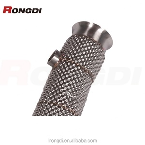 ท่อไอเสียแบบตรง RD Engine Custom Header Downpipe สำหรับ Lamborghini Aventador SVJ 2019+  แบบไหลอิสระ ทำจากสแตนเลส - Product Image 5