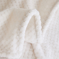 Haute qualité 100% Polyester hiver automne imprimé fleuri couverture Double face Textile de maison tricoté Technique