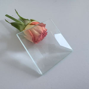 5mm tam giác cửa sổ kính bevel cụm óng ánh lưỡng sắc tam giác hình dạng thủy tinh chamfered cầu vồng vát mảnh thủy tinh nhà máy - Product Image 1