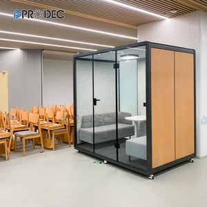 Cabina de Oficina Multifuncional Personalizada de Alta Calidad de <span class=keywords><strong>Prodec</strong></span> Factory, Cabinas de Oficina Pequeñas para Estudio - Product Image 5