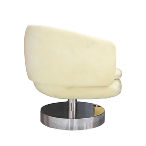 Chaise pivotante semi-finie italienne partie <span class=keywords><strong>mousse</strong></span> moulée haute densité avec base en métal - Product Image 4
