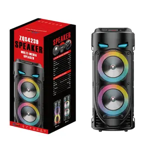 ZQS Dual 4 Zoll chinesische Lieferanten Kleine Original verpackung Guter Sound Drahtloser Raum lautsprecher Mini Portable