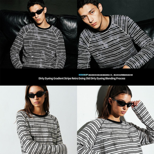 Fabricantes <span class=keywords><strong>de</strong></span> Ropa, Camiseta <span class=keywords><strong>de</strong></span> Manga Larga para Hombre, Estilo Europeo y Americano, Formal, Tejida y Bordada, para Primavera y Otoño - Product Image 3