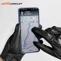 Gants de course en cuir antidérapants à doigts entiers pour le ski et la moto, compatibles avec les écrans tactiles, sports de plein air, imperméables