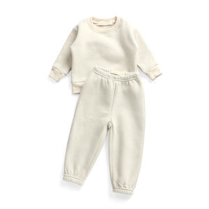 Ensemble de survêtement polaire pour bébés et jeunes enfants : sweat à capuche et pantalon de sport pour garçons - Product Image 3