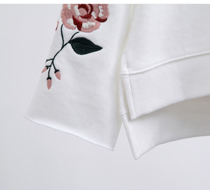 Sweat-shirt réversible sans cordon de serrage pour fille japonaise, coupe courte - Product Image 4