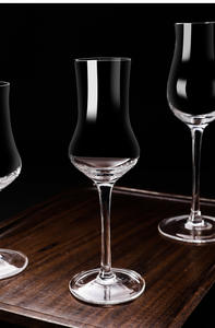 2024 Offre Spéciale grande tige tulipe fleurs dégustation verres à liqueur cristal vin gobelets japonais personnalisé <span class=keywords><strong>Glencairn</strong></span> whisky verre tulipe - Product Image 3