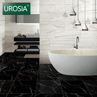 Luxe 600X1200 Mm Noir Carreaux de Porcelaine Pleine Masse Matériaux De Construction Carrelage Noir