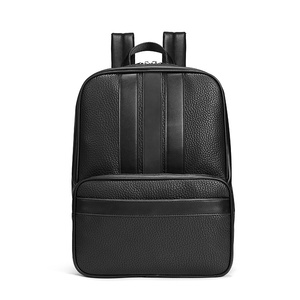 <span class=keywords><strong>Sac</strong></span> à <span class=keywords><strong>dos</strong></span> <span class=keywords><strong>pour</strong></span> ordinateur portable <span class=keywords><strong>en</strong></span> <span class=keywords><strong>cuir</strong></span> collé grande capacité avec logo personnalisé OEM/ODM, noir, décontracté, <span class=keywords><strong>pour</strong></span> les voyages quotidiens, <span class=keywords><strong>pour</strong></span> hommes - Product Image 1