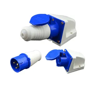 waterproof Industrial plug with earth contact position 4H