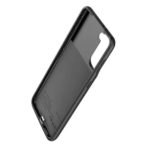 2021 새로운 도착 6000mAh 소프트 TPU + PC designsmart 배터리 케이스 충전식 전원 케이스 삼성 Gallaxy S21 플러스