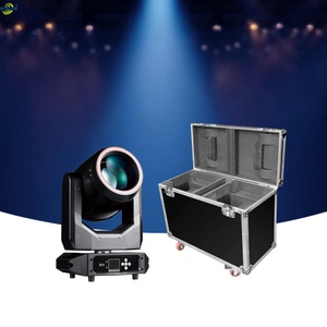 STS - Promotion : Projecteur LED à tête mobile 200W avec lumière auxiliaire, livré avec flight case à <span class=keywords><strong>prix</strong></span> réduit - Product Image 1