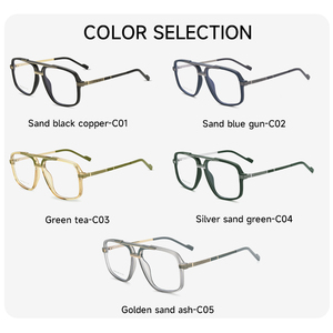 <span class=keywords><strong>2025</strong></span> New <span class=keywords><strong>TR90</strong></span> khung kính mắt kính mắt kính cho nam giới, Quang học mới nhất khung mắt kính khung - Product Image 4