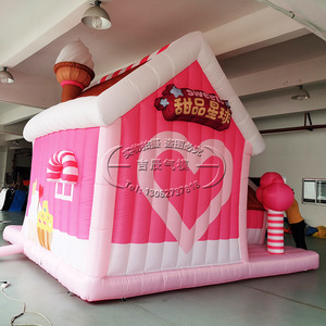 <b>Inflatable</b> Candy <b>House</b> PVC 2 To 4 Years Kids Playhouse For Store Display Customizable - Product Image 1