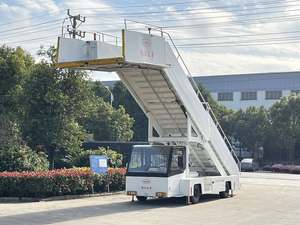 รถมอเตอร์ไซค์เครื่องบินขนส่งขึ้นเครื่องบินโดยสารขึ้นบันไดขึ้นเครื่องบินโดยสารที่ขับเคลื่อนด้วยเครื่องยนต์ - Product Image 5