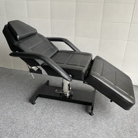 Chaise de beauté hydraulique pour tatouage et piercing, réglable en hauteur