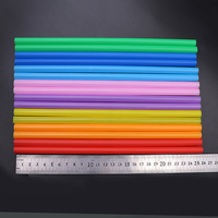Pailles en plastique colorées jetables, biodégradables, écologiques, de qualité alimentaire PLA, pour fêtes, bars et divertissements à domicile
