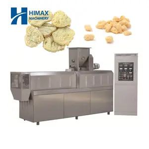 500kg/h Textured Soya Chunks Protein Meat Making Machine Soya bean production line Manufacturer