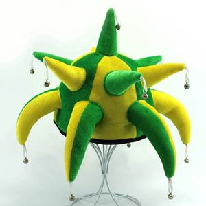 หมวกแฟนบอล SOLPOP สีสันสดใส พร้อมแตร ระฆัง และพู่ห้อย สำหรับงานคาร์นิวัล งานเฉลิมฉลองฟุตบอล<span class=keywords><strong>โลก</strong></span> สีเขียวทอง - Product Image 2