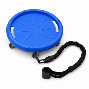 Plateforme d'équilibre rose en plastique à 4 roues pour entraînement abdominal, yoga et pilates - Product Image 4