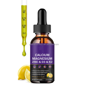 Ausreson Calcio Magnesio Zinc Vitamina D3 K2 Gotas Suplemento <span class=keywords><strong>Ca</strong></span> Mg Zn VD3 K2 Gotas líquidas para la salud ósea - Product Image 1