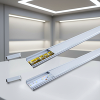 Diffuseur de lumière en plastique PMMA PC extrudé, transparent givré, personnalisé, pour lampe LED