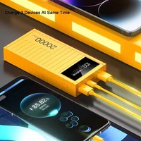 2025 nouveau modèle conteneur batterie externe 66W charge Super rapide Portable 10000mAh Powerbanks plus grande capacité 20000mAh batterie