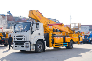 Nouvelle nacelle élévatrice Isuzu 45M, camion de travail en hauteur, diesel, transmission manuelle, norme Euro 6, 150-250 CV, export exclusif - Product Image 3