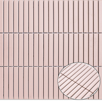 Carreaux Zelliege faits à la main, vert émaillé, style Kit Kat, Chine 2025, mosaïque pour salle de bain, carrelage mural en céramique, crédence