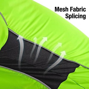 Reflective Luminous Long Sleeve <b>Cycling</b> Jersey Night Visible Safety Bike Riding Top Road MTB <b>Cycling</b> with Back Pockets for Adult - Product Image 4