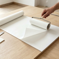 Protection de sol pour rénovation intérieure, tissu non tissé auto-adhésif blanc, protection industrielle pour peintre, tissu de protection pour rénovation de maison