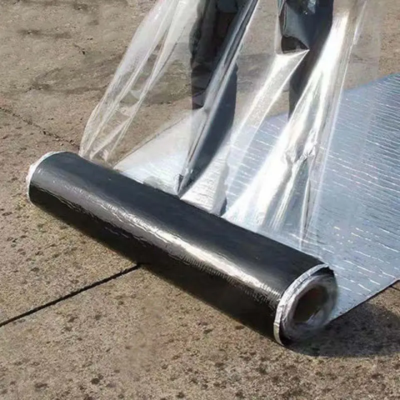 Toit métallique réparation de fuite application facile auto-adhésif feuille d'aluminium bitume membrane étanche 1m rouleaux