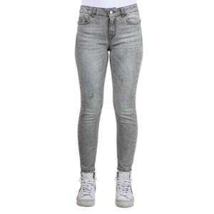 Vaqueros de realce de la mejor calidad para mujer, <span class=keywords><strong>jeans</strong></span> hechos en Italia, tela elástica rasgada pequeña para venta al por mayor - Product Image 1
