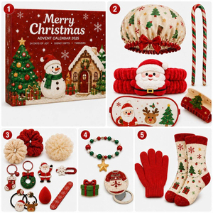 Calendrier de l'Avent de Noël 24 Jours – Boîte Surprise DIY Bijoux et Jouets pour Filles – Kit Cadeau de Compte à Rebours de Noël - Product Image 5