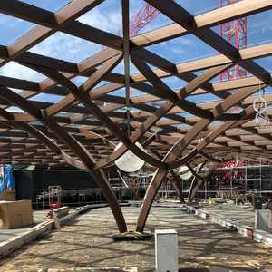 Lo último actualmente en marcha un toldo de rejilla de vidrio y acero para el centro comercial Blackrock en Dublín - Product Image 3