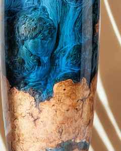 Le charme rustique rencontre le design moderne dans l'artisanat en résine, pots en résine et en bois pour plantes, parfaits pour les plantes d'intérieur et d'extérieur élégantes - Product Image 6